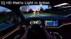 New Volkswagen Touareg 2024 Night Test Drive | IQ.Light HD Matrix in Action