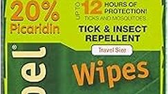 Natrapel Picaridin Insect Repellent Wipes – 12 Hour Bug Repellent Travel Wipes Repel Mosquitoes, Ticks & More