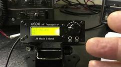 uSDX SDR - Setting the “settings in the menus”