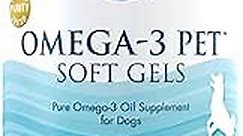 Nordic Naturals Omega-3 Pet, Unflavored - 180 Soft Gels - 330 mg - Fish Oil for Dogs with EPA & DHA - Promotes Heart, Skin, Coat, Joint, & Immune Health