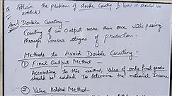 DOUBLE COUNTING problem nd it's METHOD to avoid...