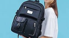 ZHANAO School Backpack for Girls Large Capacity Daypacks Water Resistant Breathability Bookbag Travel Backpacks Bookbag for Girls