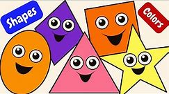 Color These Amazing Shapes With Some Bright Colors | Learn Shapes and Colors |