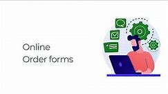 Online order forms