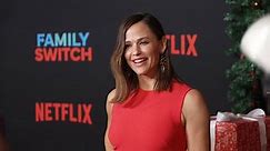 Jennifer Garner rocks red dress at 'Family Switch' premiere