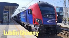 Lublin Główny pociągi-EU160-020, EU07-052 i inne