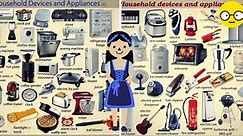 Household Devices and Appliances Vocabulary in English