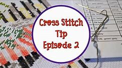 Cross Stitch Tip | Episode 2 | The Sewing Room Channel