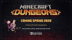 Minecraft Dungeons – Announce Trailer – Nintendo Switch