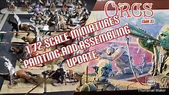 1/72 scale miniatures painting and assembling update