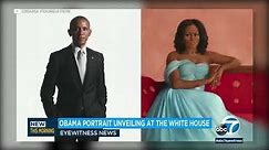 Official portraits of Barack, Michelle Obama unveiled at White House ceremony l ABC7