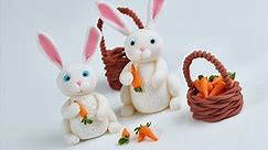 How To Make A Gumpaste Easter Bunny Figurine