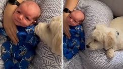 Baby has adorable sneezing attack