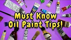 5 Simple Oil Painting Tips For New Artists! Wish I Knew This!