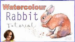 (1) How to Paint a Rabbit in Watercolour // Watercolour Rabbit Tutorial - YouTube | Watercolor paintings tutorials, Bunny watercolor, Rabbit