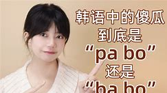 【韩语】韩语中的傻瓜到底是“pabo”还是“babo”呢？一个视频让你学会韩语中的词首发音规则！