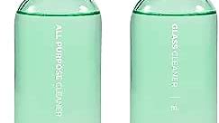 MaisoNovo Glass Spray Bottles for Cleaning | Versatile Spray Bottles for Plants | Durable Glass Spray Bottle for Plants | Glass Spray Bottles 16oz Green 2pcs