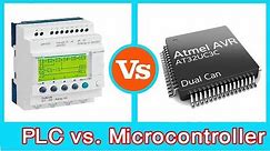 PLC vs Microcontroller - Difference between PLC and Microcontroller