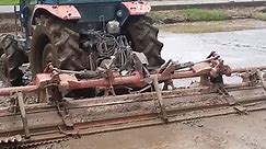 tractor, plow