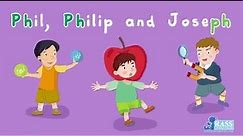 ph- -ph | Sound the Same | h family | Consonant Blends |Phil, Philip and Joseph | Go Phonics 4A U6
