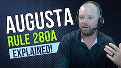 The Augusta Rule 280a Explained