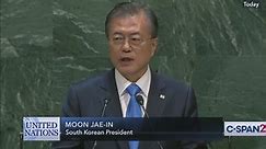 South Korean President Moon United Nations General Assembly Address