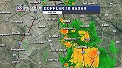 KWTX News 10 - This batch of storms down south near I-45...