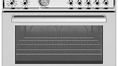Bertazzoni Professional Series 36 in. Dual Fuel Range, 5 Burners, Electric Oven in Stainless Steel - PRO365DFMXV