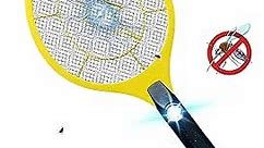 DEVOGUE® Rechargeable Electric Fly Swatter Racket & Bug Zapper - Handheld Indoor & Outdoor Racket – 400mAh Battery Operated Zapper for Pest Control, Mosquito Killer and Insect Catcher