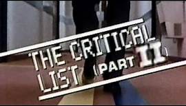 WKBD Channel 50 [Detroit, MI] - "The Critical List (Part II)" (Complete Broadcast, 9/24/1982) 📺