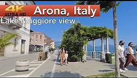 Arona, Italy | Tour along the shores of Lake Maggiore, June 2021 Travel destination 4k - UHD 60fps