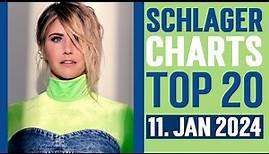 Schlager Charts Top 20 - 11. Januar 2024 (Brandneue Ausgabe!)