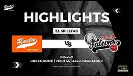 Highlights: RASTA Vechta - Nürnberg Falcons 89:80 (18.2.23)