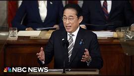 Watch Japanese prime minister's full address to a joint meeting of Congress