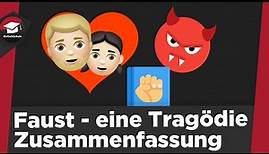 Faust Zusammenfassung (Goethe) – Faust der Tragödie erster Teil - Szenenüberblick Faust erklärt!