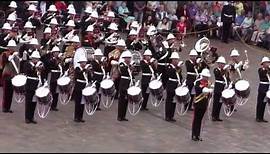 The Royal Marines School of Music - Beating Retreat - 8th August 2014
