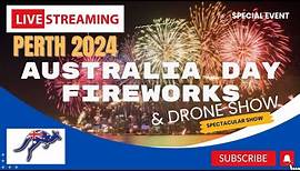 Australia Day Fireworks Perth 2024 #Live
