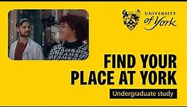 Find your place at York