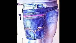 Bodytasche aus SecondHand Jeans