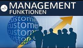 Managementfunktionen - Planung, Entscheidung, Organisation, Kontrolle einfach erklärt