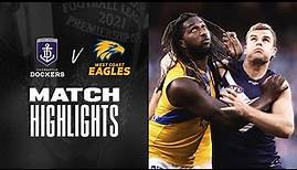 Western Derby 53 | Fremantle v West Coast Eagles Highlights | Round 22, 2021 | AFL
