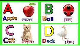 Learn Alphabet A To Z | English Alphabet With Life Example | ABC Preschool | A to Z acbd Video