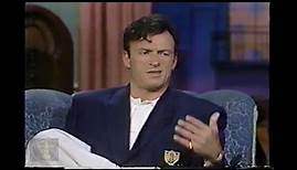Ray Sharkey on Wiseguy acting and lifestyle - Later with Bob Costas guest host Katie Couric 6/26/91