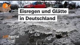 Schnee und Blitzeis: ZDF-Meteorologin Horneffer zur aktuellen Wetterlage | ZDFheute live