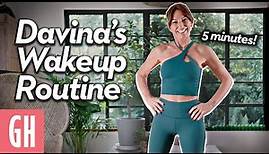 Davina McCall's 5 Minute Morning Workout | Good Housekeeping UK