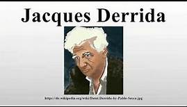 Jacques Derrida