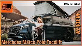 Mercedes Marco Polo Facelift (2023) Alle Infos zum neuen Van auf V-Klasse Basis! Review | Test | POV