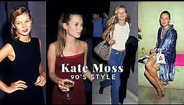 Kate Moss: The Ultimate 90’s Style Icon. Street style, minimalistic, grunge and glamour.