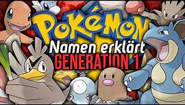 Die Herkunft aller Pokémon-Namen erklärt: Generation 1
