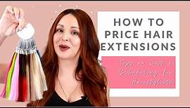 How to Price Hair Extensions as a Hairstylist [TIPS ON COST AND HOW TO SCHEDULE FOR PROFIT]